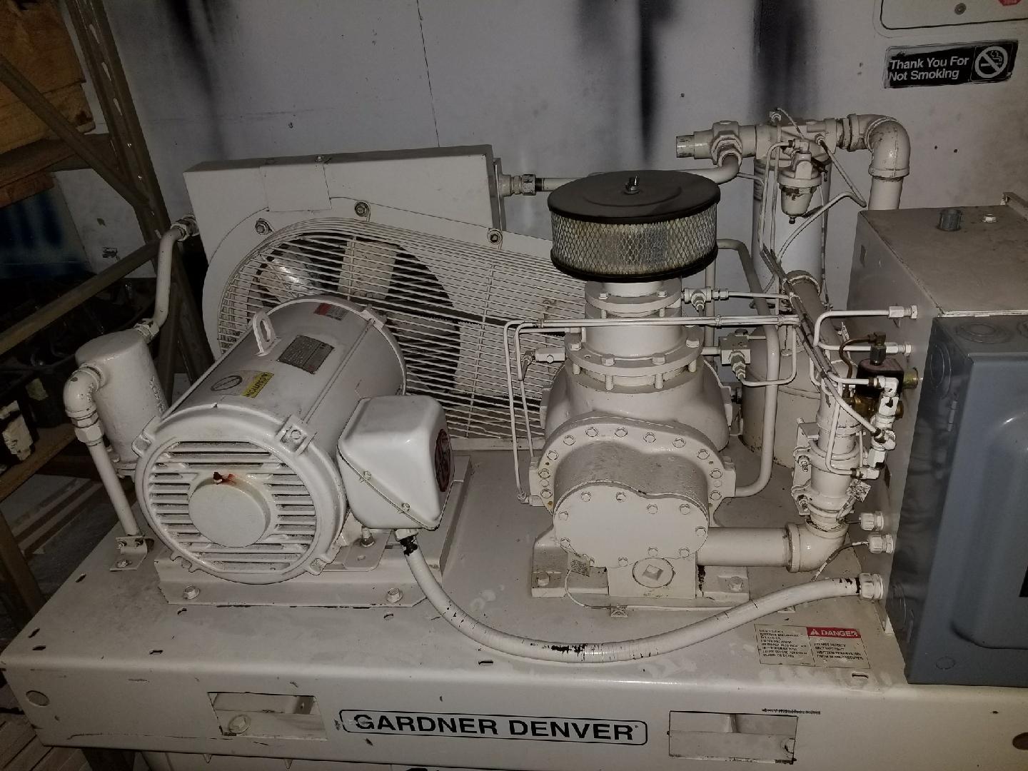 Gardner Denver 25 HP Air Compressor, Machine ID:6559